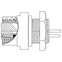 Molex 1200700206 Circular Metric Connectors MIC 5P F/FR 1M 22/1 PVC