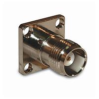 Amphenol RF 122248 Connectors TNC STRAIGHT JACK 4 HOLE FLANGE RECPT