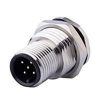 Same Sky (formerly CUI Devices) CDM1202-03A-MP-F9-67 Straight M12 Male Panel mount,  PCB Type,  Front Fastened PG9?ACode 3PIN ,  Screw Copper alloy