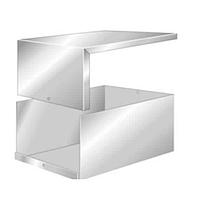 LMB Heeger EL645-Black Racks & Rack Cabinets Flangelock Box Chassis (Endlock)     D  W  H    6 x 4 x 5