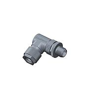Amphenol LTW MSAS-10BMMA-SR7001 Sensor Cables / Actuator Cables M12 Circular Metric Connector, A Code, Metal, 1.5A, 10 pins, Male Connector, Male Contact, Right Angle, Screw Thread, Solder, Field Installable, F4.5 - F6.5mm, IP67 Mated