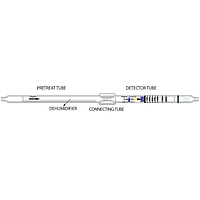 Kitagawa 724 XYLENE (+) Detector Tubes used with Air Sampling Pumps (70-1,400㎍/㎥)