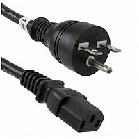 Io Audio Technologies 26181-67-01 AC Power Cords Power Cord, 3 Conductor, Unshielded, 16AWG, SJT, 6' 7", 6-15P, C-13 Straight
