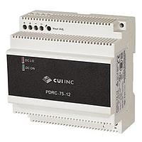 CUI Inc PDRC-75-12 Switching Supplies ac-dc, 75 W, 12 Vdc, single output, DIN rail