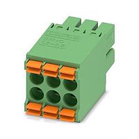PHOENIX CONTACT 1790111 Plugs 3 Pos 3.5mm Dbl Row Plug 24-16AWG Spring