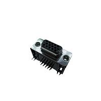 Adam Tech HDL26-SL-B High Density D-Sub Connectors CONN D-SUB HD RCPT 26P R/A SLDR