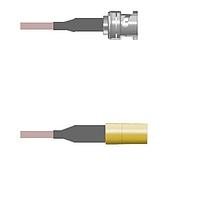 Amphenol Custom Cable Q-0K03Z000R084i RF Cable Assemblies BNC-SP/SMB-SP G316D 84I