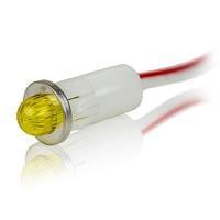 VCC 1091M7-12V LED Panel Mount Indicators YELLOW DIFFUSED 1/2" MOUNTING HOLE