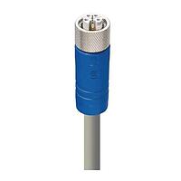 Lumberg Automation RKT 5L-949/2 M Sensor Cables / Actuator Cables M12 Power single-ended cordset, female straight, 5-pins, L-coded, unshielded, 50 V AC/60 V DC, PUR gray cable, 16 AWG, blue or blackovermold