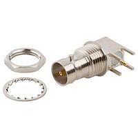 Amphenol RF 031-6055 PCB Connectors MINI BNC R/A PC JACK 75ohm Ni PLATED