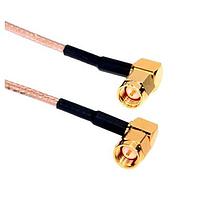 Amphenol Cables on Demand CO-316RASMAX2-001.5 RF Cable Assemblies CA SMA RA M /SMA RA M  RG316 1.5'