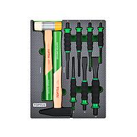 TOPTUL GEB0906 Hammer, Punch & Chisel Set (9 pcs)