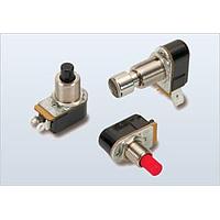 Carling Technologies P26F-1D-RD Pushbutton Switches 3A 150VAC Wire Lead .465 Bsh Red Btn