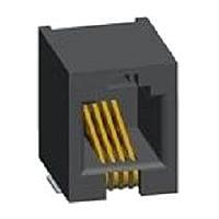 Amphenol FCI 73306-121LF Modular Connectors / Ethernet Connectors MJ HOR ESMT 4/4 H/O