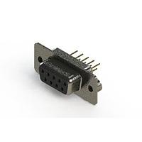 EDAC 628-M09-221-BT2 D-Sub Connectors - Standard Density Vertical Machined D-Sub Connector