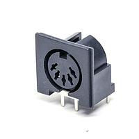 Kycon KCDX-5S-N2 Connectors 5P R/A PCB NON SHLD 5mm CIRC DIN RECPT