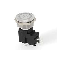 Alcoswitch - TE Connectivity 2-2364702-4 Pushbutton Switches AVH25 FLT SS LK R+P R&G 24V16A