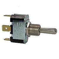 Carling Technologies 2FA53-73/TABS Toggle Switch 1-pole, ON - None - OFF, 10A/15A 250VAC/125VAC 3/4 HP, Non-Illuminated  Bat Style Toggle Switch with .250 Tab (Q.C.)