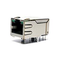 Pulse Electronics J1012F21KNL Magnetic Jack 1x1 TAB UP W/LEDS 10/100 Pb FREE