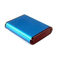 Hammond Manufacturing 1455B802BU PC Board Alum w/Plastic Ends 3.15x2.82x.75" Blue