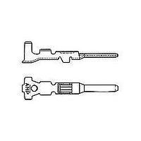 AMP Connectors - TE Connectivity 282465-1 (Cut Strip) Quick Connect MINI MIC TAB CONTACT Cut Strip of 100