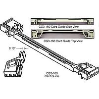 Vector CG3-160R Racks & Rack Cabinets CARD GUIDE,160MM,1101.10, RED, PACK OF 2