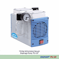 DaiHan DH.Pu8020 Anticorrosive Vacuum Diaphragm Pump, 10mbar, 18Lit/min, PU-20, AC220V, 50Hz