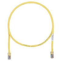 Panduit UTPCH5MYLY Cat 5e Copper Patch Cord, Cat 5e, Yellow UTP Ca