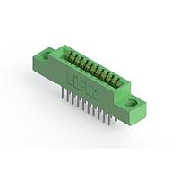 EDAC 341-020-521-204 Receptacles 20P ".100" x .140" GREEN