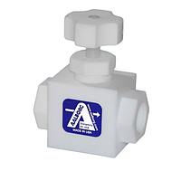 Aalborg VT6-TT-0 6mm PTFE Needle Valve (300 [ml/min], 0.765)