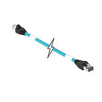Molex 1201080442 Cat 5e ENET MMJ RJ45/RJ45 45M BLUE TPE