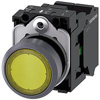 SIEMENS A6X30142666 Standard Switches ILLUMINATED PUSHBUTTON. YELLOW