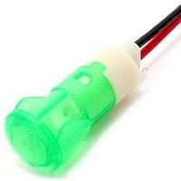 Mallory Sonalert FL1P-12QW-1-G3V Indicators LED GRN 12MM SNAP 3VAC/DC