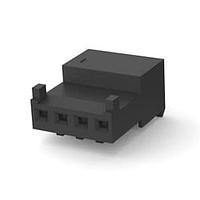 AMP Connectors - TE Connectivity 3-644312-4 Receptacle Housing 04P MTA100 CONN ASSY BLK LF