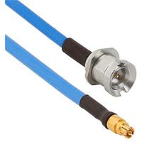 Amphenol SV Microwave FSSMPM-085-MBSMP-180 RF Cable Assemblies SMPMStraight F  SMP M BKHD 18"Cable
