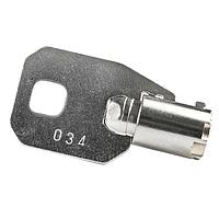 NKK Switches AT4152-034 Key TUBULAR KEY #034 FOR CKL KEYLOCKS