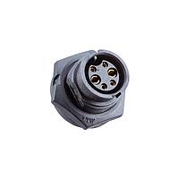 Amphenol LTW ABD-04PMFS-LC7001 Connectors Ceres, Standard Size, Plastic, 5A, 04 pins, Male Connector, Female Contact, Circular, 2 Points Lock, Solder, Receptacle, IP67