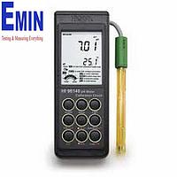 HANNA HI98140 Portable pH Meter with SMART Electrode