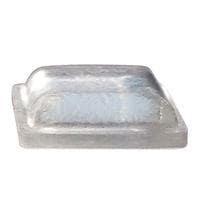 Essentra Components RBS-4 Bumpers / Feet Bumper,Adh Mnt,Clr,Square,.75 in Dia