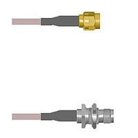 Amphenol Custom Cable Q-3B04F0005108i RF Cable Assemblies SMA-SP/TNC-SJB G316 108I