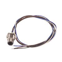Amphenol CONEC 43-01012 Connectors 4P WIRE LEAD M12 BACK MNT PLUG