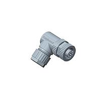 Amphenol LTW M12A-05BFFB-SR7001 Circular Metric Connectors M12 Circular Metric Connector, A Code, Metal, 4A, 05 pins, Female Connector, Female Contact, Right Angle, Screw Thread, Screw-in, Field Installable, F4.0 - F8.0mm, IP67 Mated