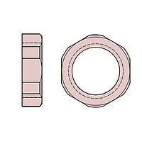 Heyco 3279 Locknut NLN 1-1/4 NPT BLACK