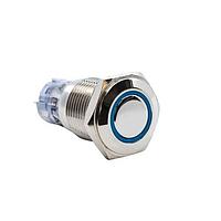 E-Switch PV3F2H0SS-341 Anti-Vandal 2A 48VDC BLU LED 16mm On(On)