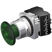 SIEMENS 52PP2HSAB Push-Pull PP2,MTD,XFMR 240V,FULL ILL GRN,NO-NC,LED