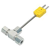 OMEGA FTP-T-2-SMP-M Flow Through Thermocouple Sensor Assembly for 1/4 in Tubes (Thermocouple, T, 370 °C)