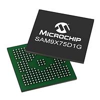 Microchip Technology SAM9X75D1GT-I/4TB Microprocessors - MPU ARM926 MPU,1Gbit DDR3L,MIPI,LVDS,CAN-FD,BGA,EXT TEMP
