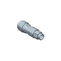 Amphenol LTW BB-02BMMB-QL8APP Standard Circular Connector X-Lok, Standard Size, Plastic, 10A, 02 pins, Male Connector, Male Contact, Straight, Push Lock, Screw-in, Field Installable, F5.0 - F10.0mm, IP68