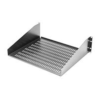 Bud Industries SA-1753-MG Open Rack Shelf RELAY RACK SHELF-19X20_VENT