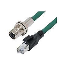 Molex 1204061046 Ethernet Cable ULTRA-LOCK M12 2.0 SHIELDED